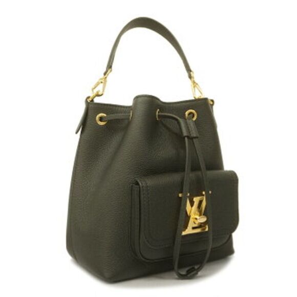 Louis Vuitton Emplant LockMe Bucket NV Shoulder Bag Noir Black - Picture 2 of 6